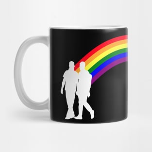 Rainbow's end (white version) Mug